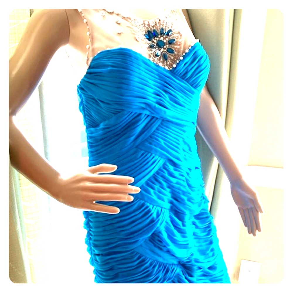A Blue Special Event Cocktail Dress